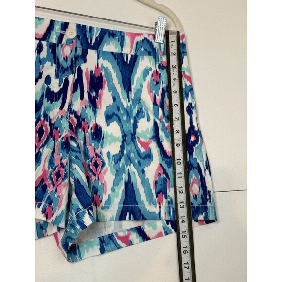 Crown & Ivy Caroline Shorts Women’s Size 10 Multicolor Ikat Print - Picture 7 of 12